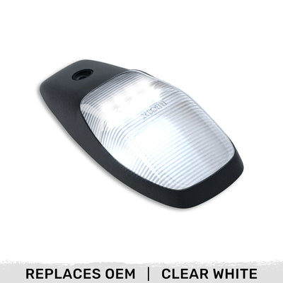 Dodge 19-23 RAM Heavy-Duty 2500 3500 (1-Piece Single Cab Light) Clear Cab Roof Light Lens with 2-Way Forward Rear Facing Amber ULTRA High-Power LEDs - 1-Piece Single Cab Light ONLY