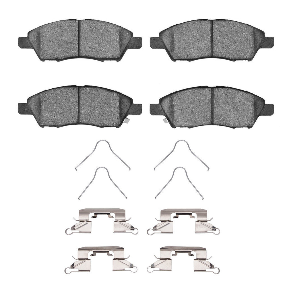 R1 11-25 Nissan March (Mexico) Front Optimum OE Brake Pads & Hardware Kit
