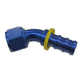 Fragola -12AN Push-Lite End 45 Degree - Blue