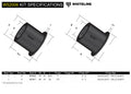 FRONT CONTROL ARM LOWER BUSHING 8891 HONDA