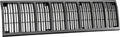 Dark Gray & Black Grille for 1988-1990 Jeep XJ Cherokee, MJ Comanche Crown Automotive