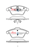 DBA 13-24 Scion FR-S (w/292mm Front Rotor) Front Street Series Brake Pads