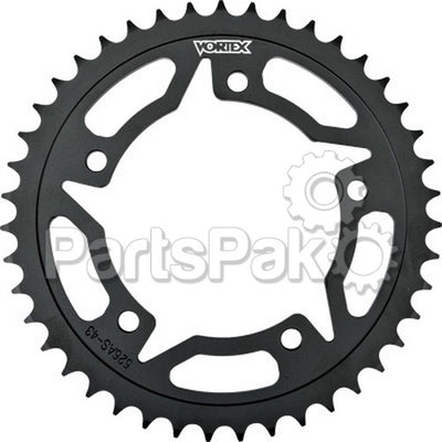 Vortex Racing Aluminum Rear Sprocket 520 44 Tooth- Silver