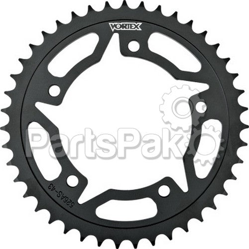 Vortex Racing Aluminum Rear Sprocket 520 44 Tooth- Silver
