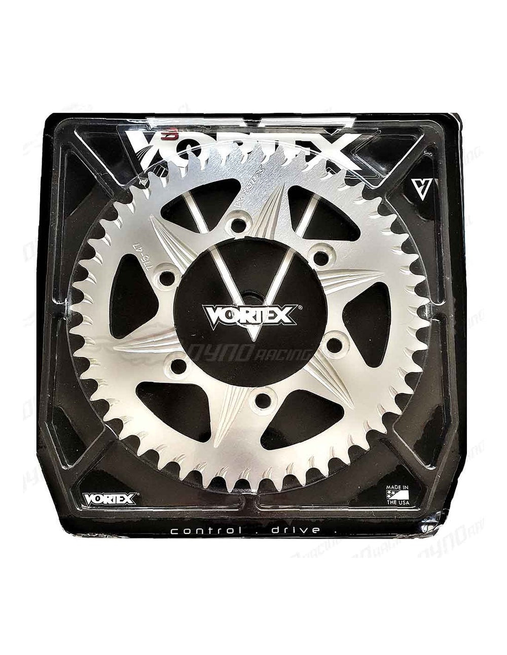 Vortex Racing Aluminum Rear Sprocket 520 47 Tooth- Silver