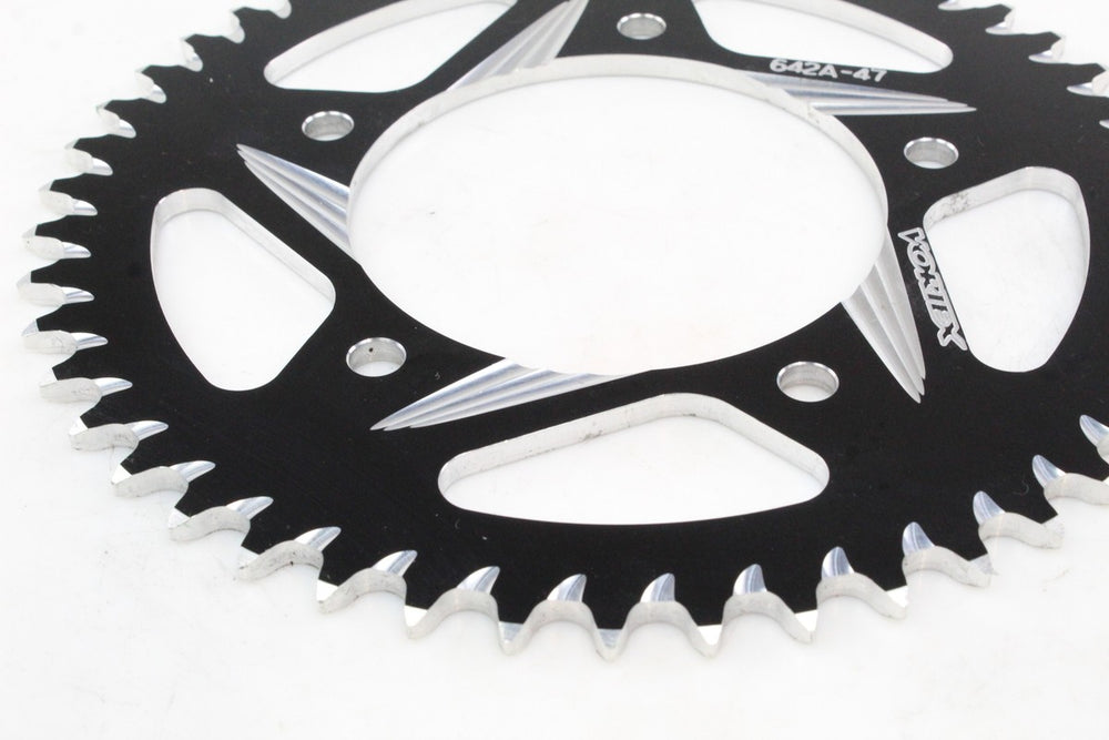 Vortex Racing Aluminum Rear Sprocket 520 47 Tooth- Silver