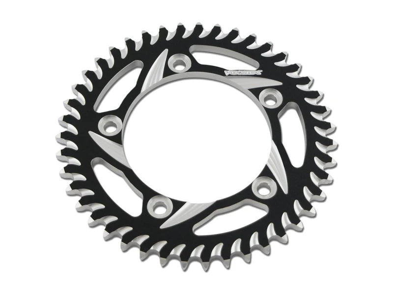 Vortex Racing Aluminum Rear Sprocket 520 44 Tooth- Silver