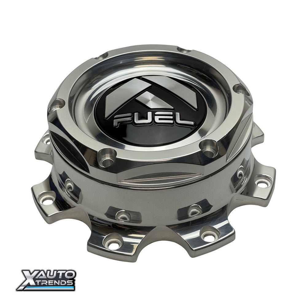 FUEL POLISHED BILLET CAP FOR 8X6.5/