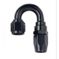 Fragola -10AN x 180 Degree Power Flow Hose End - Black