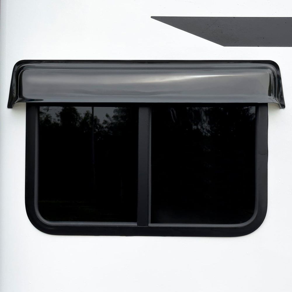 RV WINDOW DEFLECTOR AND SUN VISOR,