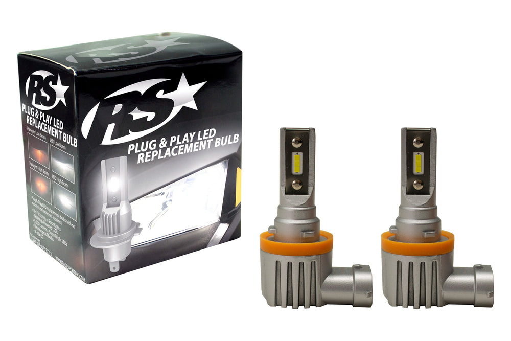 H8 PNP Series Plug N Play Super LUX LED OEM Replacement Bulb Kit
