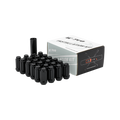 LUGNUT CLOSED END BLACK SPLINE LONG 12 X 1.5 2.00 IN 6 LUG (24PCS) (Includes