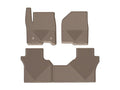 WeatherTech 2019+ Chevrolet Silverado 1500 Crew Cab Front Rubber Mats - Tan
