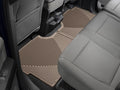 WeatherTech 17+ Ford F-250 / F-350 / F-450 / F-550 Crew Cab Rear Rubber Mats - Tan