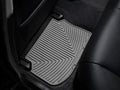 WeatherTech 11+ BMW 5-Series Rear Rubber Mats - Grey