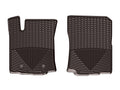WeatherTech 2016+ Toyota Tacoma Access/Double Cab (A/T Only) Front Rubber Mats - Cocoa