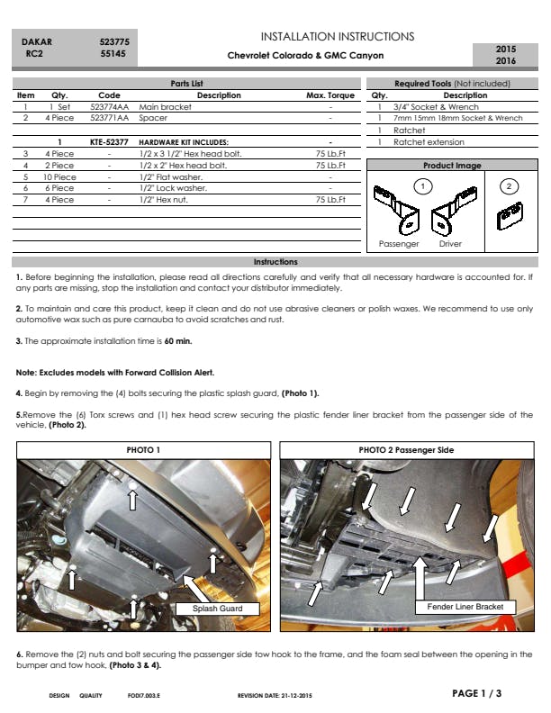 Big Country auto part
