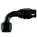 Fragola -10AN Real Street x 90 Degree Hose End Black For PTFE Hose