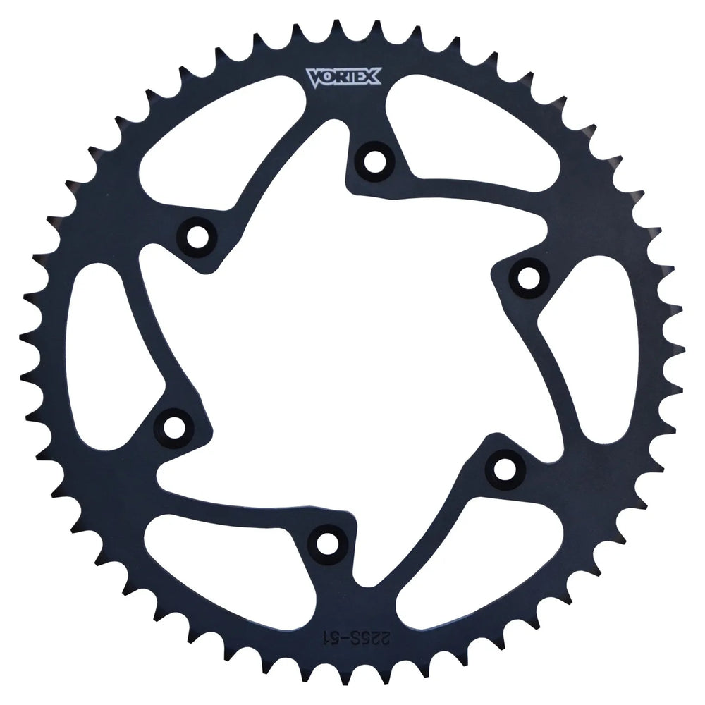 Vortex Racing Steel Rear Sprocket 520 51 Tooth- Black