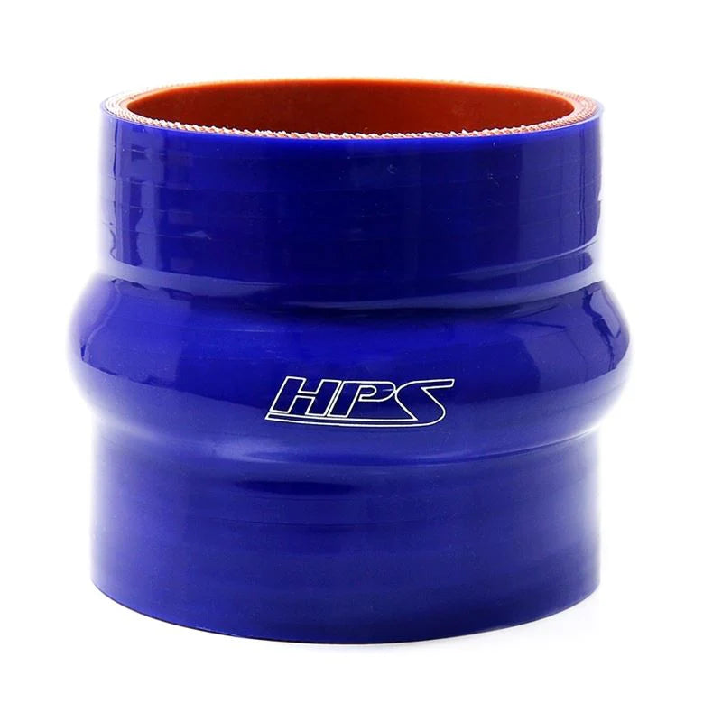 HPS Performance 2.5 ID 6 Long High Temp 4-ply Reinforced Silicone Hump Coupler Hose Blue (63mm ID 152mm Length)