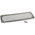 Kentrol 87-95 Jeep Wrangler YJ Hood Vent 8 Holes- Polished Silver
