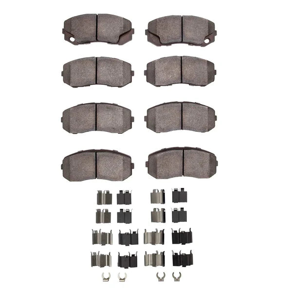 R1 2005-2011 Freightliner FL360 (Mexico) Front/Rear R1 Semi Met Pads & Hardware Kit