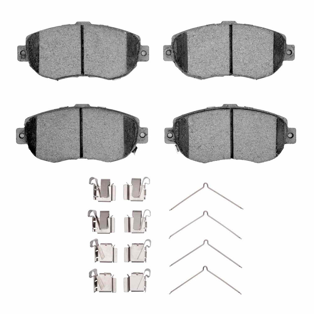 R1 93-10 Toyota Supra Front Semi Met Brake Pads and Hardware Kit