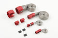 Flex-Braid Hose Sleeve Kit Red Mr Gasket
