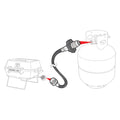 BBQ 12' POL X 1"- 20 MALE