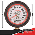 Tire Gauge 0-60PSI 2.5in GID Deluxe
