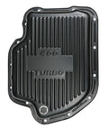 TH400 TRANS PAN 3IN DEEP EXTRA CAPACITY FINNED BOTTOM STEELBLACK