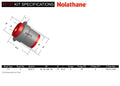 CONTROL ARM LOWER INNER BUSHING 36.3MM TO 34.3MM STEPPED OD