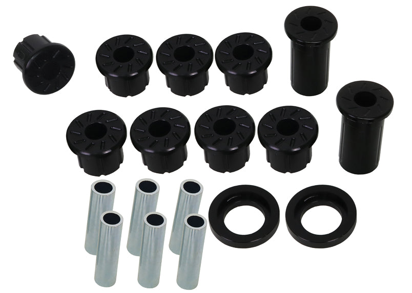 Spring - bushing kit 12 Bushings 6 Tubes Grease Install Guide