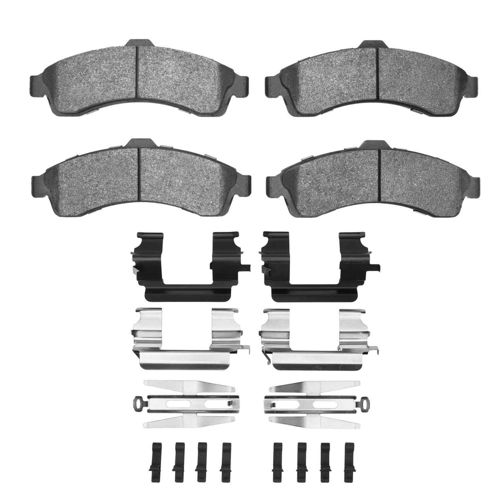 R1 02-05 Buick Rainier Front Ceramic Brake Pads & Hardware Kit