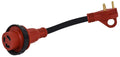 30AM30AF DETACH ADAPTER CORD W/HDL 12IN RED BULK