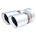 TWIN 3.5IN ROUND ANGLE CUT DUAL WALL 3IN INLET NO APPLICATION