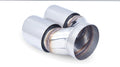 TWIN 3.5IN ROUND ANGLE CUT DUAL WALL 3IN INLET NO APPLICATION