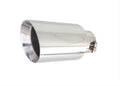 ROUND ANGLE CUT DOUBLE WALL W/ 3IN SLIP JOINT INLET (SHORT TIP) NO APPLICATION