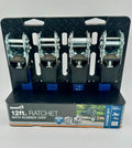 12 FT STANDARD DUTY RATCHET TIE DOWN 4 PACK