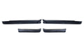 0718 WRANGLER UNLIMITED TPC PLASTIC OFFROAD DOOR ENTRY GUARDS MATTE BLACK FINISH