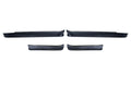 0718 WRANGLER UNLIMITED TPC PLASTIC OFFROAD DOOR ENTRY GUARDS MATTE BLACK FINISH