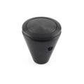 BLACK LOKAR KNOB WITH PLAIN BUTTON