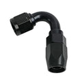 Fragola -8AN x 120 Degree Power Flow Hose End - Black