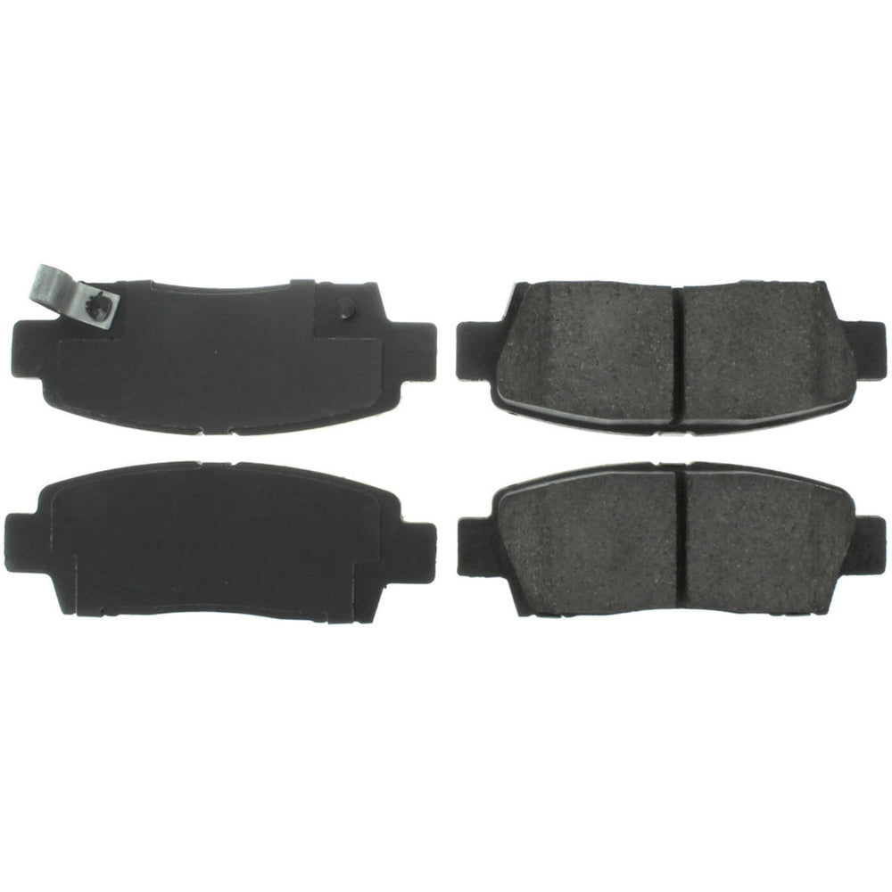 Centric Posi-Quiet Ceramic Brake Pads w/Hardware - Rear