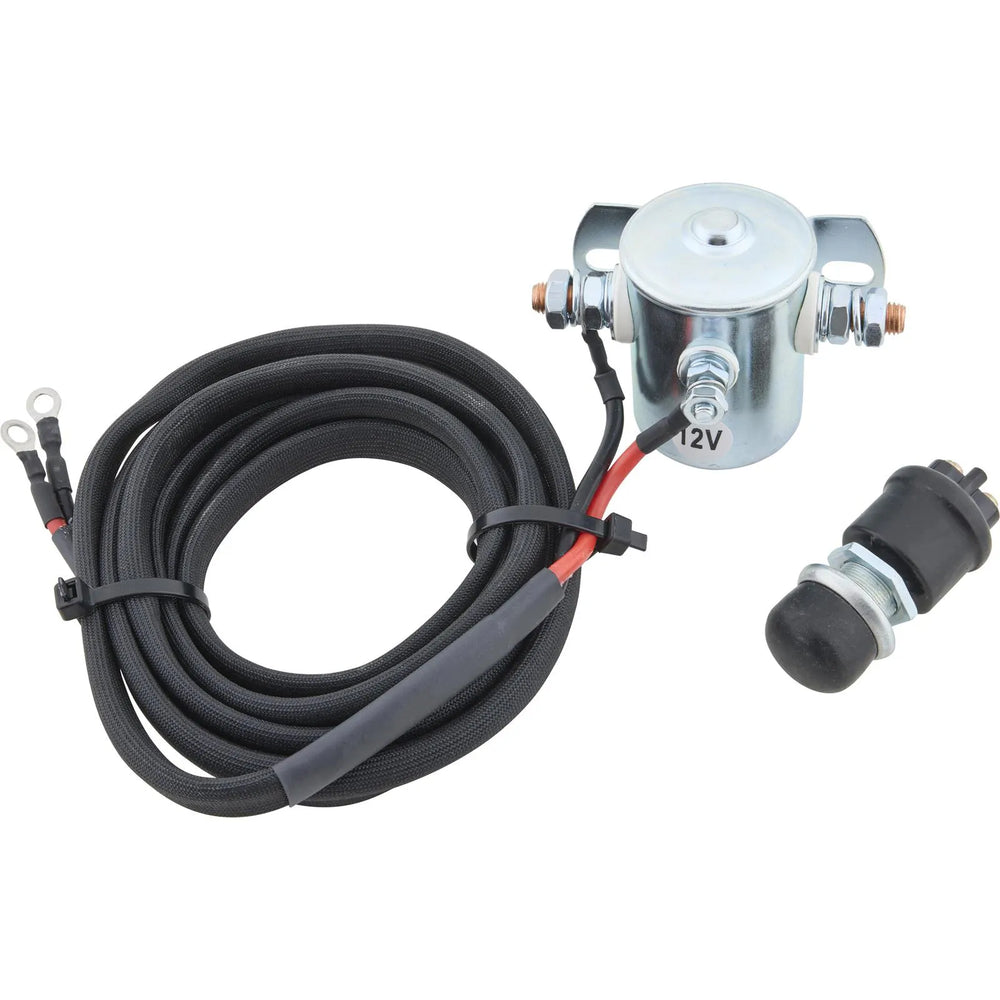 HD STARTER SOLENOID KIT WITH WEATHERPROOF FIREWALL STARTER BUTTON