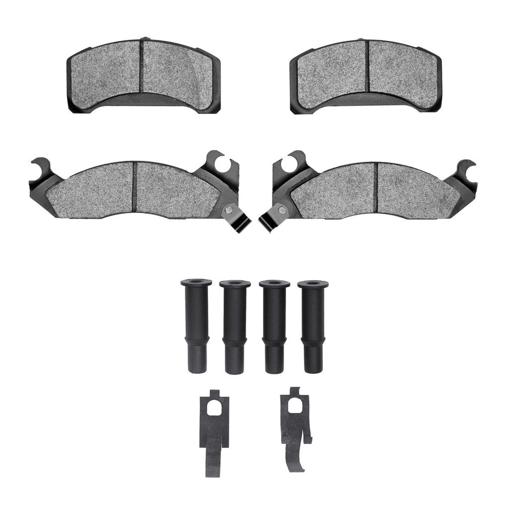 R1 82-82 Ford Fairmont Front Semi Met Pads & Hardware Kit