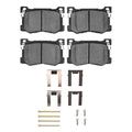R1 15-19 Kia K900 Front Semi Met Brake Pads and Hardware Kit