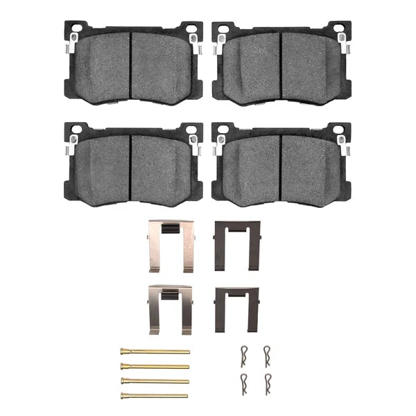R1 15-19 Kia K900 Front Semi Met Brake Pads and Hardware Kit