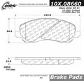StopTech Street Select Brake Pads - Rear