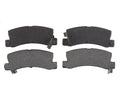 Disc Pads: 1990-1992 Geo Prizm; 1988 Chevrolet Nova; 1987-1992 Toyota Corolla; Rear